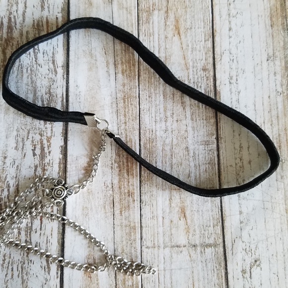 Silver multilayer leg chain - Picture 3 of 5